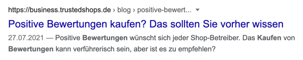 screenshot bewertungen kaufen suchergebnis