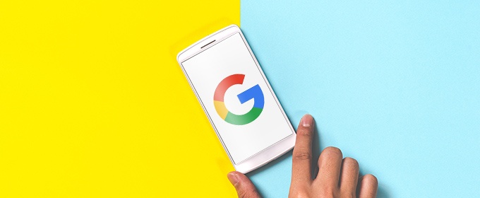 Smartphone mit Google