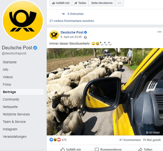 Facebook_organic_traffic_example_Deutsche Post