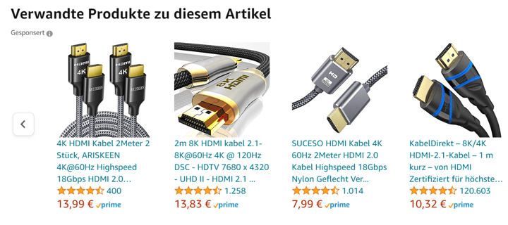 Amazon-Screenshot: HDM-Kabel