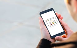 Eine symbolisierte Traffic-Anzeige auf einem Smartphone