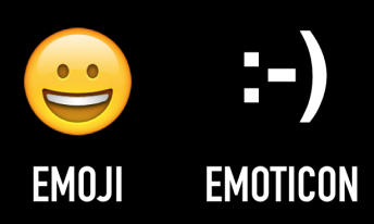 Unterschied zwischen Emojis und Emoticons