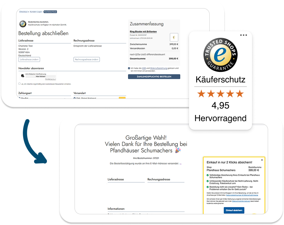 Bestellprozess-pfandhaus-schumacher-Trusted Shops